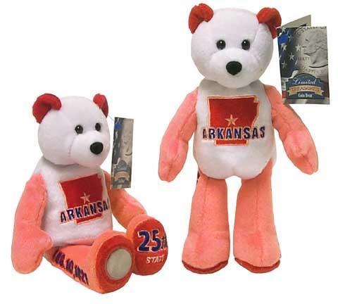 All 5 State Coin bears from 2003 IL AL ME MO and AR