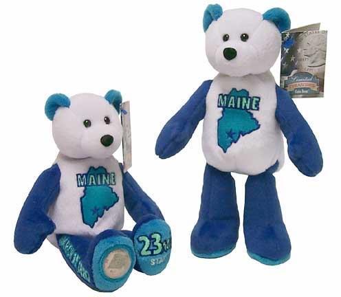 All 5 State Coin bears from 2003 IL AL ME MO and AR
