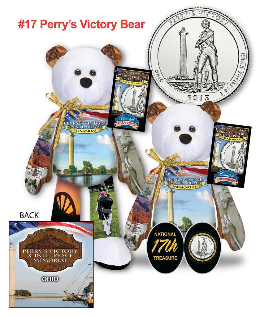 Perry's Victory Ohio National Park Quarter bear