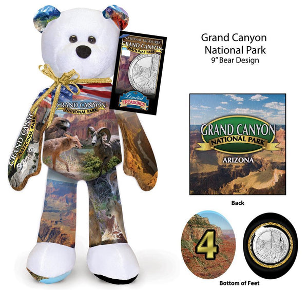 1ST 16 America the Beautiful National Parks Coin bear Set