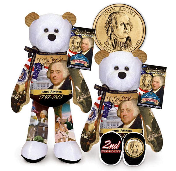 2007 President Dollar Coin 4  bear set - Washington Adams Jefferson Madison