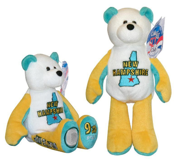 All 5 State Coin bears from 2000 MA MD SC NH and VA
