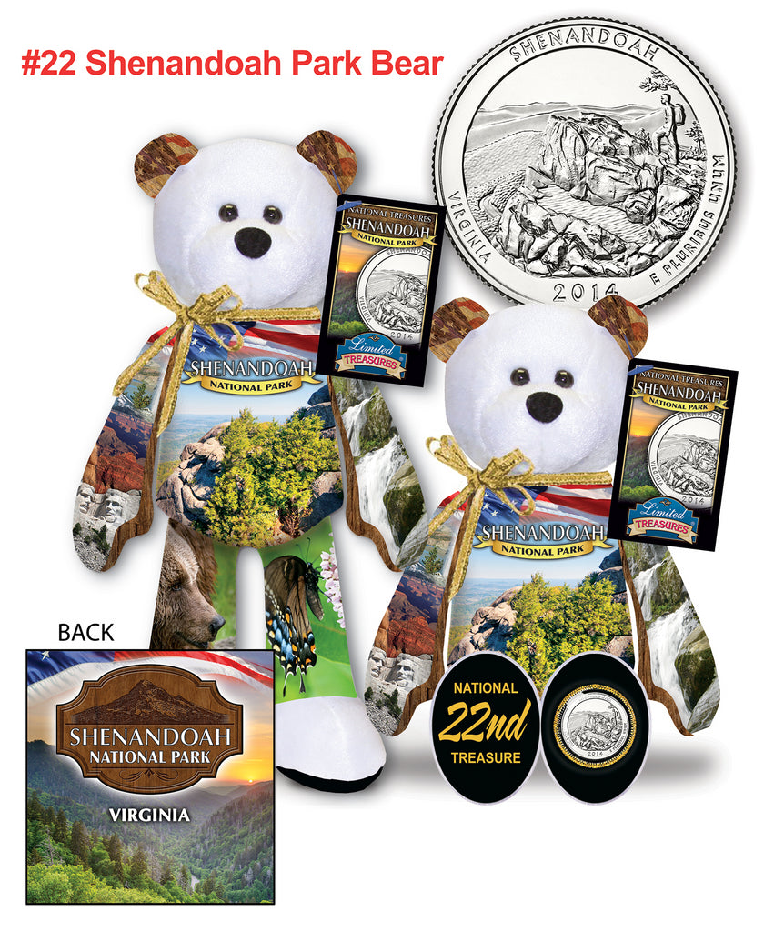 Shenandoah Virginia National Park Quarter bear