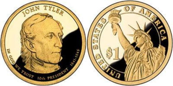 John Tyler Dollar Coin