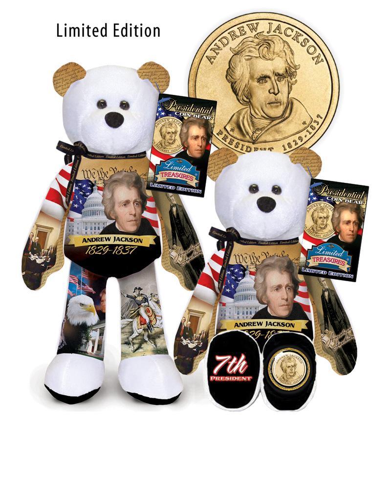 Q - #17 Andrew Johnson Dollar Coin bear