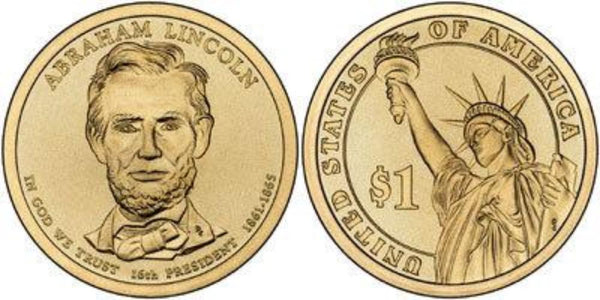 Abraham Lincoln Dollar Coin