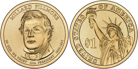 Millard Fillmore Dollar Coin 