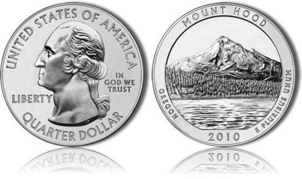 Mount Hood Oregon National Park Coin
