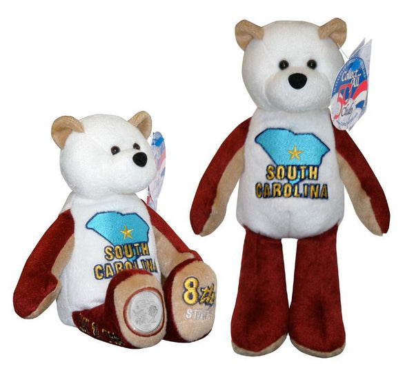 All 5 State Coin bears from 2000 MA MD SC NH and VA