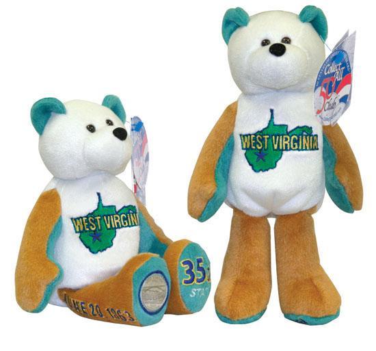 All 3 State Coin bears from 2005 CA MN  and WV
