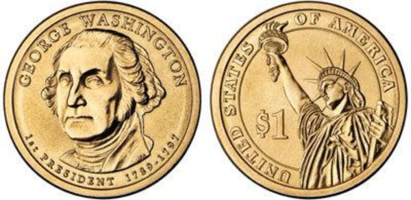 #1 George Washington Dollar Coin bear