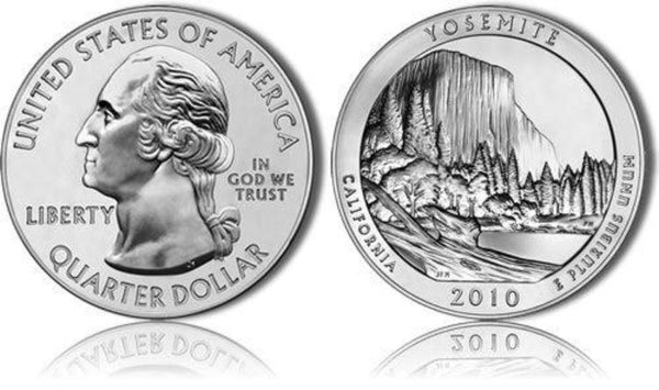 Yosemite California National Park Coin