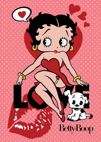Betty Boop Hugs and Kisses Throw blanket