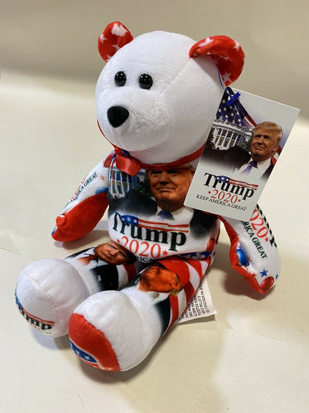 Qty of 2 Donald Trump 2020 Limited Edition Re-election Campaign Teddy Bears
