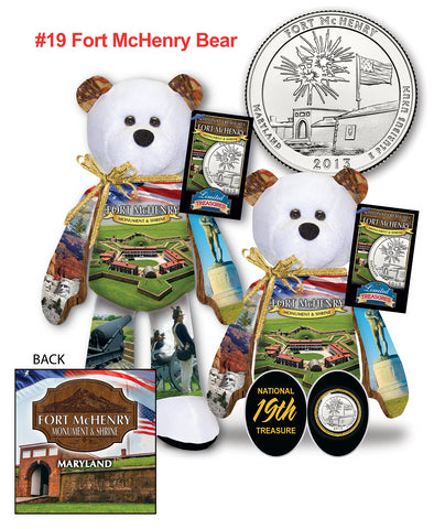 Fort McHenry Maryland National Park Quarter bear
