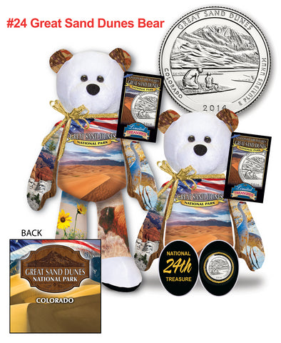 Great Sand Dunes Colorado National Park Quarter bear