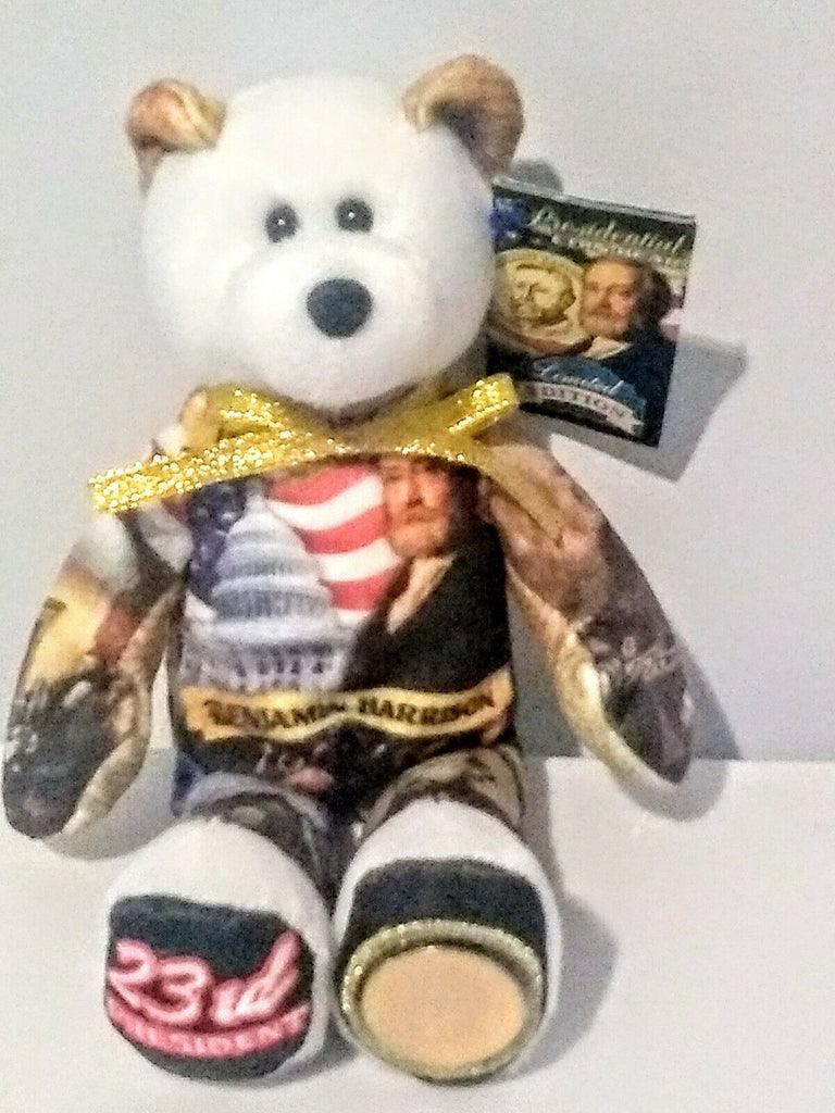 W - #23  Benjamin Harrison  - Dollar Coin bear