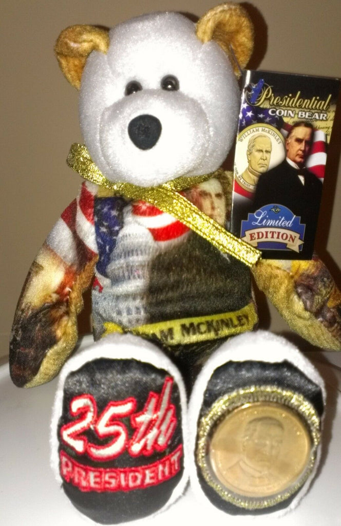 xa - #25 William McKinley Dollar Coin bear