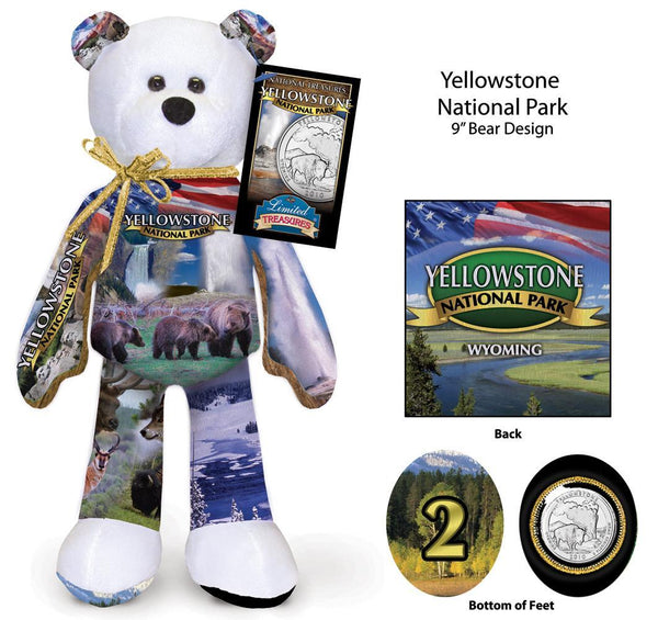 1ST 16 America the Beautiful National Parks Coin bear Set